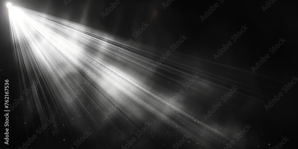 White light rays on black background, overlay for glowing effects or lighting ,white glow flare light with dynamic movement on dark background White light rays on black background, overlay for glowing effects or lighting ,white glow flare light with dynamic movement on dark background