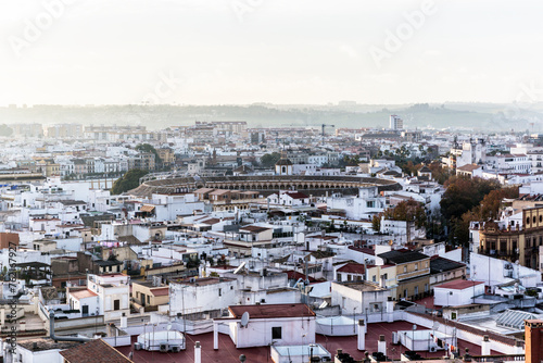 The City Skyline of Seville, Spain