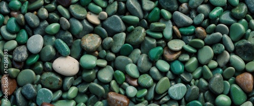 Pure green stone and gravel background with high quality photos.