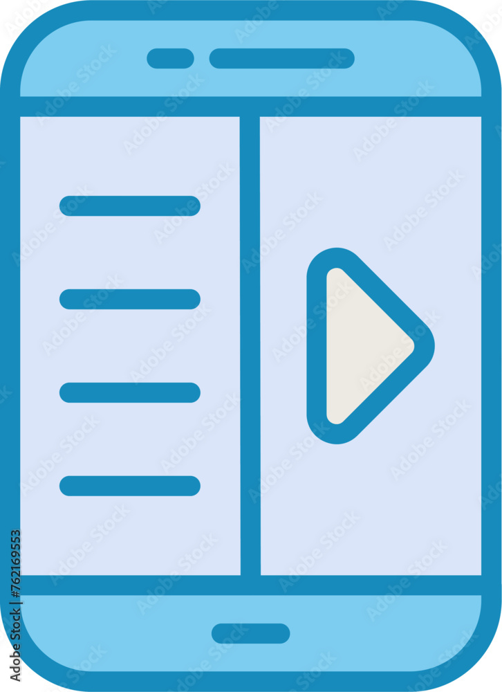 E-Book Reader Vector Icon E-Book Reader Vector Icon