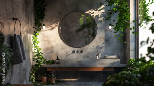 Scandinavian Bathroom Oasis A Calm Sanctuary Infused with Natures Touch © Rudsaphon
