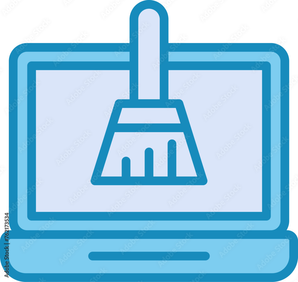 Disk Cleanup Vector Icon Disk Cleanup Vector Icon