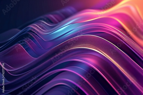 Colorful Wavy Silk Texture