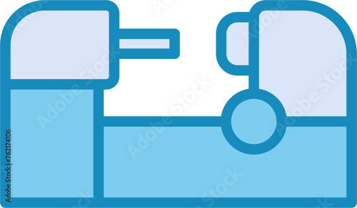 Lathe Vector Icon