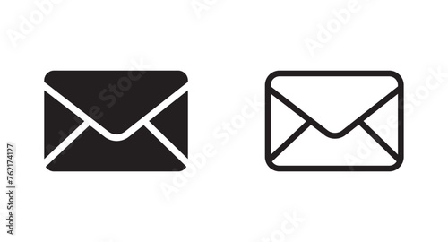 Mail icon vector, Envelope icon. Message sign icon for web, computer and mobile app. Vector illustration.