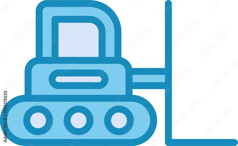 Bulldozer Vector Icon Bulldozer Vector Icon