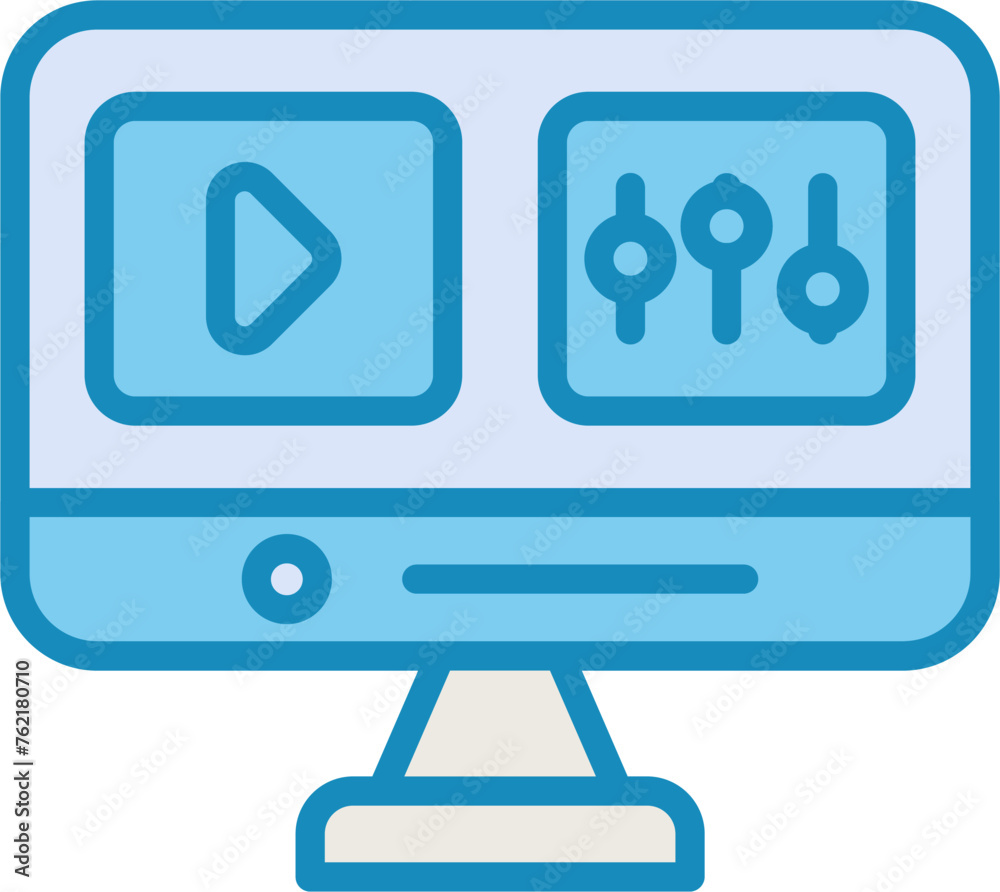 Video Editing Vector Icon Video Editing Vector Icon