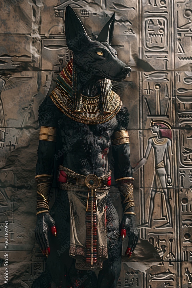 Anubis on a museum Anubis on a museum