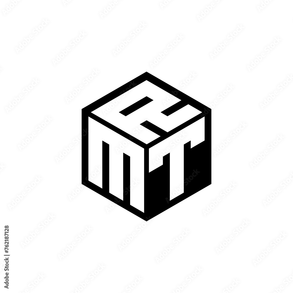 MTR letter logo design with white background in illustrator. Vector logo, calligraphy designs for logo, Poster, Invitation, etc