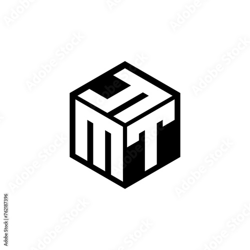 MTY letter logo design with white background in illustrator. Vector logo, calligraphy designs for logo, Poster, Invitation, etc. photo