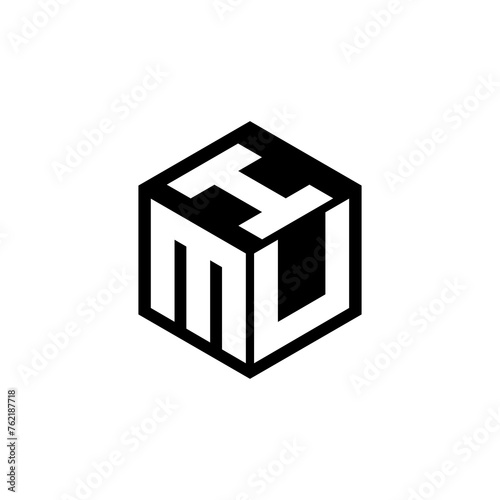 MUI letter logo design in illustration. Vector logo, calligraphy designs for logo, Poster, Invitation, etc.
