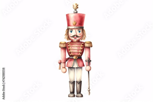 a watercolor of a toy soldier © Maria