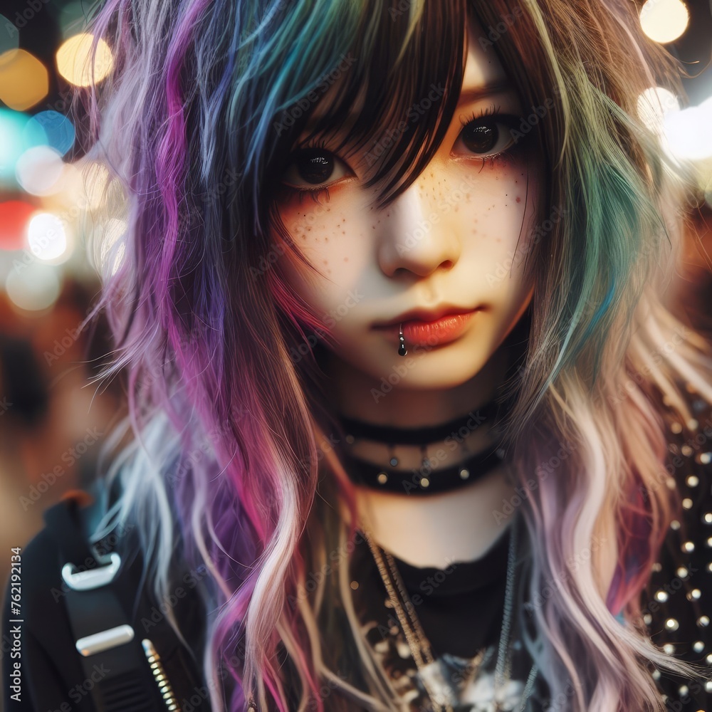 Portrait of an emo girl Portrait of an emo girl