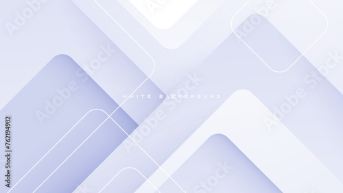 Abstract white background dynamic shape design vector