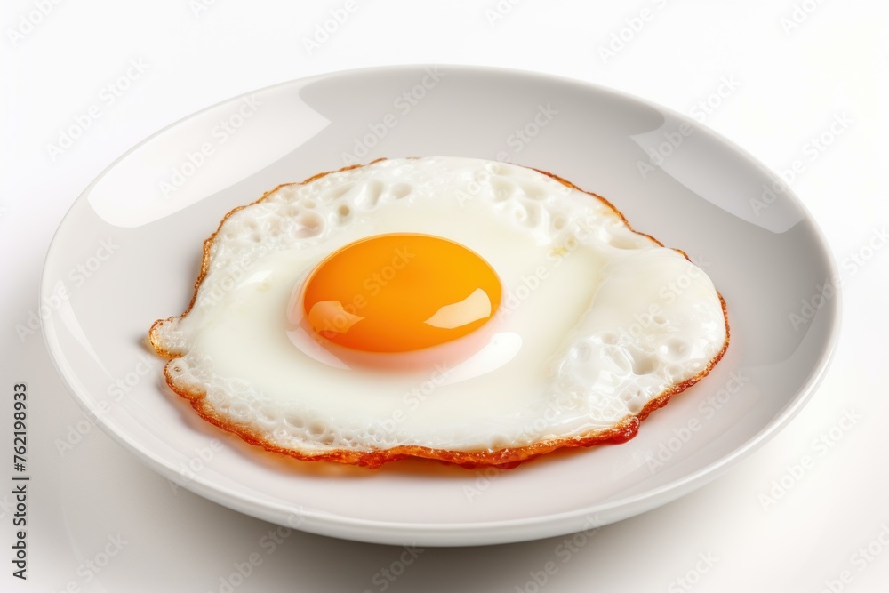 Satisfying Plate delicious fried egg breakfast. Fresh natural snack. Generate Ai Satisfying Plate delicious fried egg breakfast. Fresh natural snack. Generate Ai