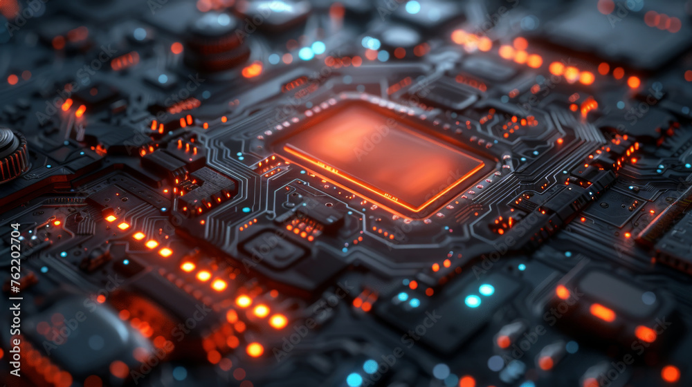 AI. Circuit board. Technology background. Central Computer Processors CPU concept. Motherboard digital chip. Tech science background. Integrated communication processor. AI. Circuit board. Technology background. Central Computer Processors CPU concept. Motherboard digital chip. Tech science background. Integrated communication processor.