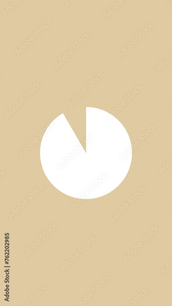 Simple 60 Seconds Countdown Timer, Vertical Video, Animation on a Sand ...