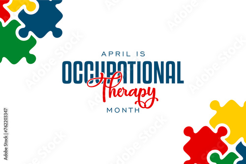 Occupational Therapy Month, holiday Concept