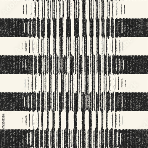 Monochrome Grain Degrade Stripe Pattern