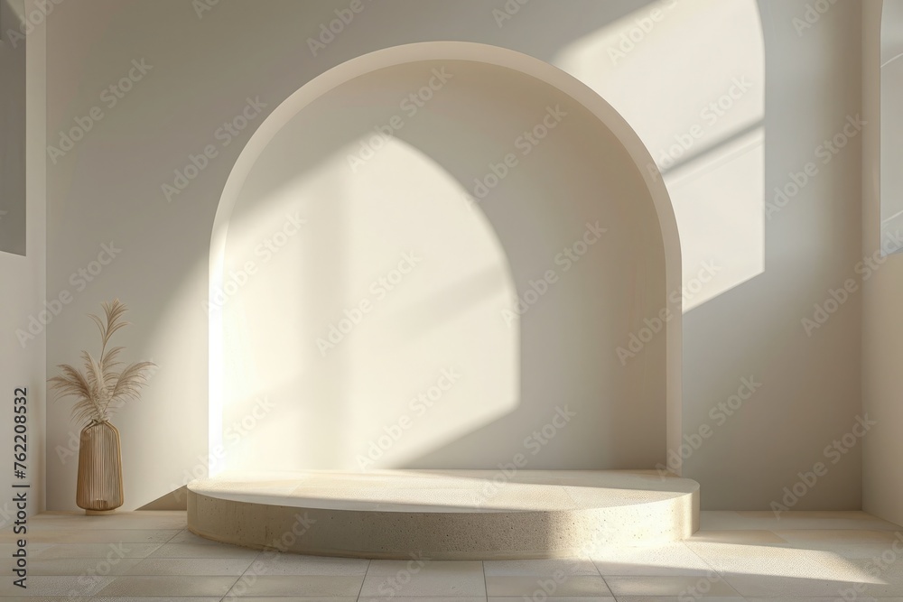 3d render, abstract background, minimal scene with geometrical forms, podium for product presentation 3d render, abstract background, minimal scene with geometrical forms, podium for product presentation