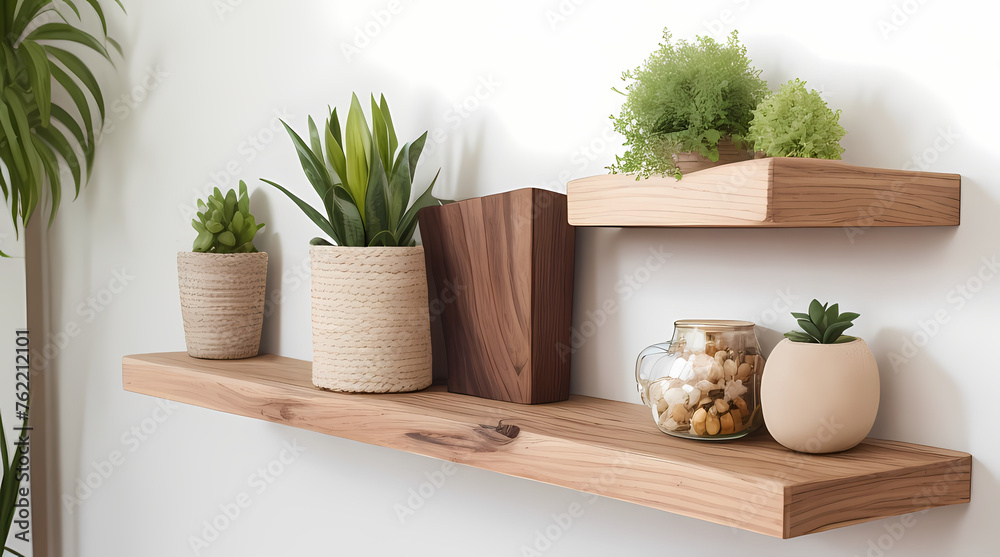 Rustic Wood Shelf: Natural Home Decor Display Rustic Wood Shelf: Natural Home Decor Display