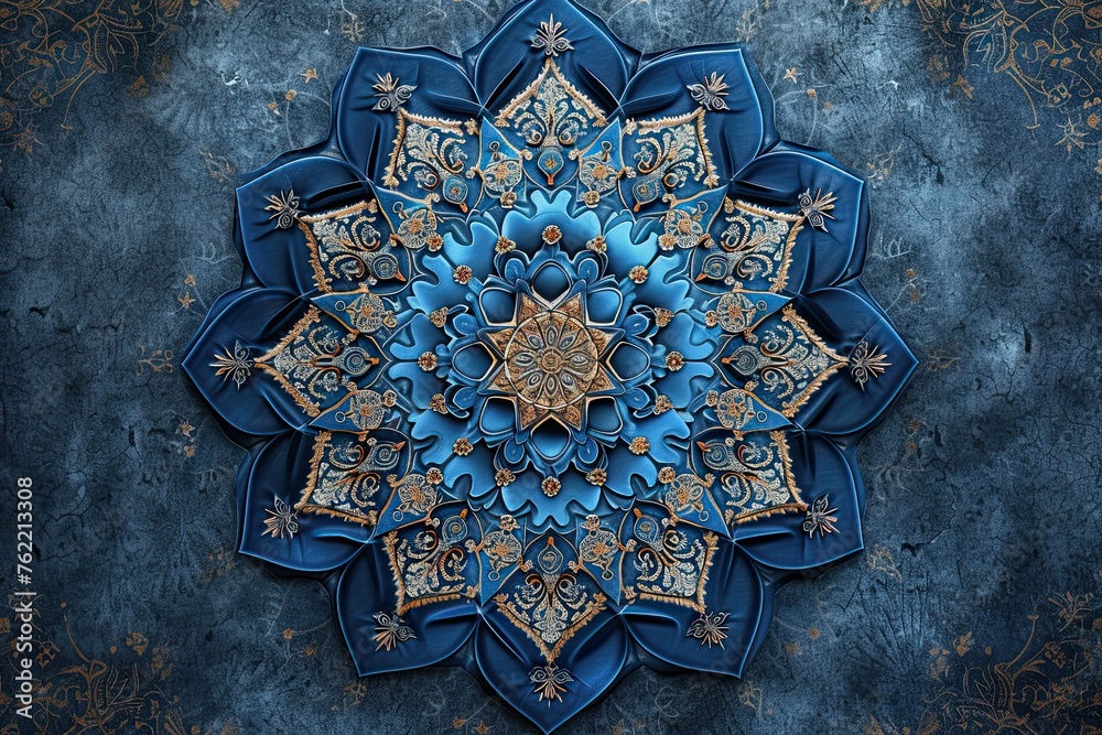Beautiful denim desktop wallpaper background by islamic elegant ornament with light Beautiful denim desktop wallpaper background by islamic elegant ornament with light