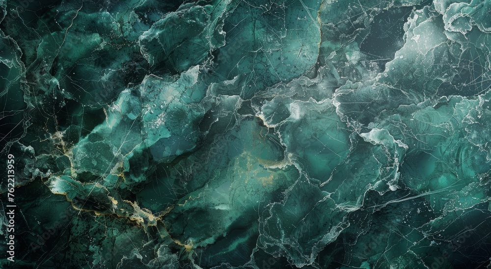 Dark green luxury stone marble texture may used as background. Abstract art wallpaper pattern.