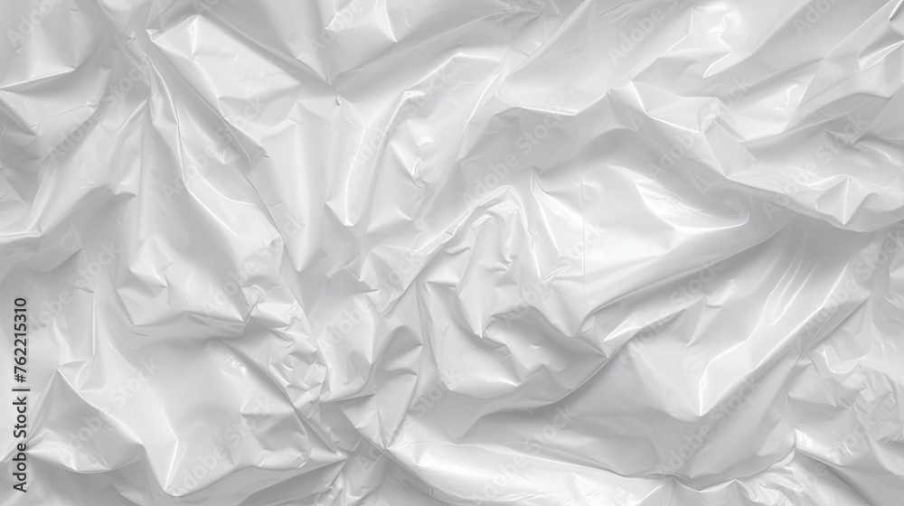 View of a White Plastic Bag Background. Generative AI View of a White Plastic Bag Background. Generative AI