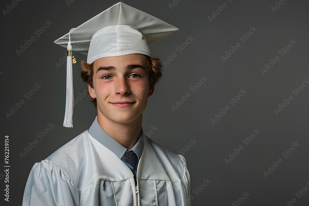 Junge High School Absolventen feiern ihren Abschluss Stock Photo ...