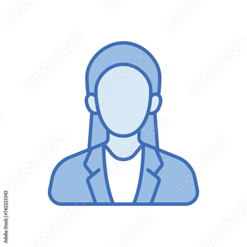 Dou tone Businesswomen vetor icon