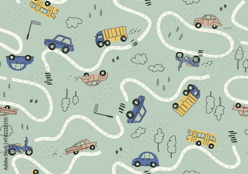 Print 22SPDS-409 car road