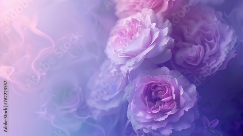 Dusty purple rose blue pink abstract background. Gradient. Elegant lilac background with space for design. Valentine, mother's day. Baby birthday, newborn. Beautiful 