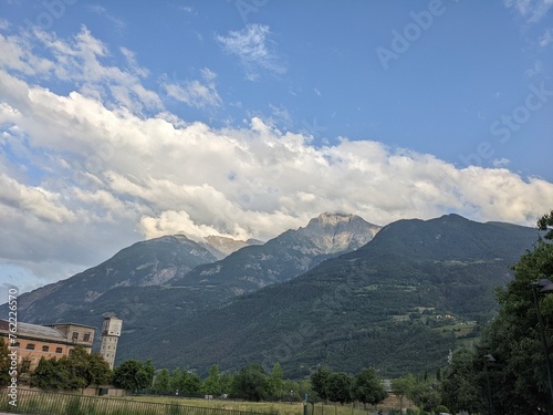 Mountains in Aosta Valley, Italy
