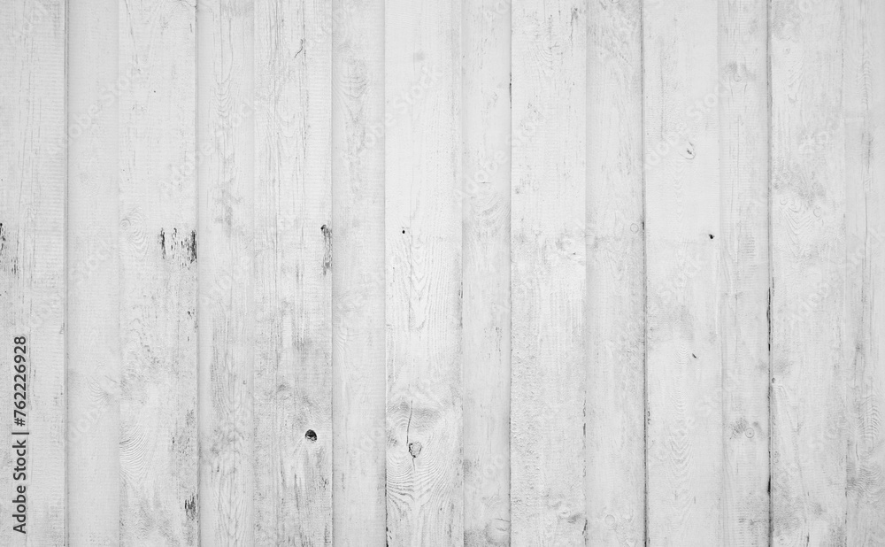 Fototapeta premium Hintergrund Textur: Weisse Holzwand