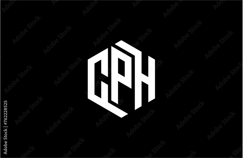CPH creative letter logo design vector icon illustration