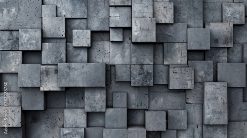 Plain grey tile wallpaper. Square pattern