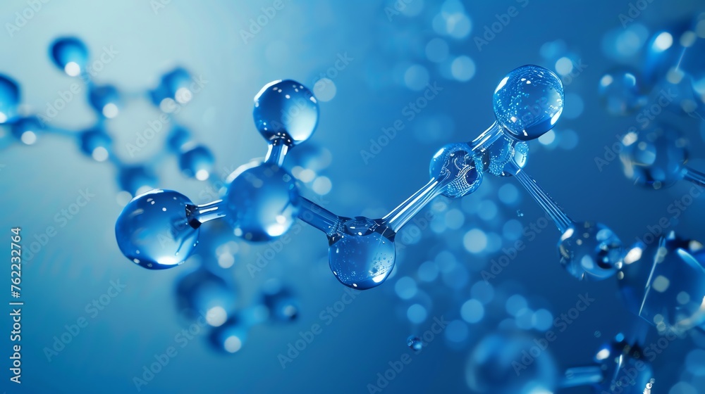 Molecular structure background close up Molecular structure background close up