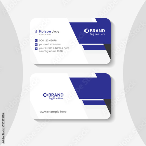 Modern and creative professional business card template design