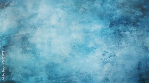 Sky blue background with white haze. Abstract background, reminiscent of the sky, fog. Grunge texture © Diana Galieva