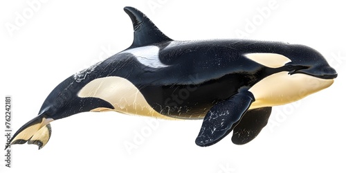 powerful and majestic presence of an orca, also known as a killer whale