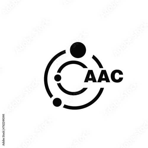 AAC letter logo design on white background. AAC logo. AAC creative initials letter Monogram logo icon concept. AAC letter design