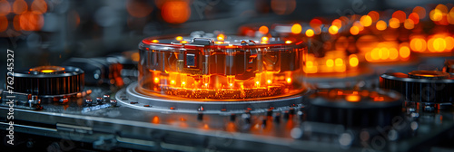 Detail of a rechargeable battery pack,
Exploring the potential of quantum computing
 photo
