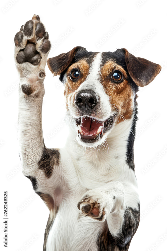 Funny dog isolated on trasparent background. Jack Russell Terrier. Trasparent png