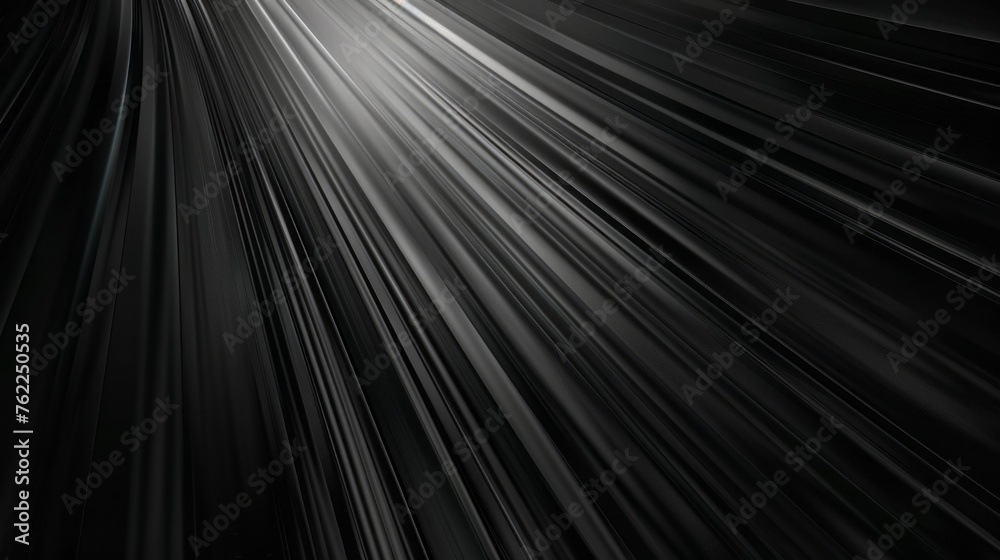 Black dark abstract design with lines, background