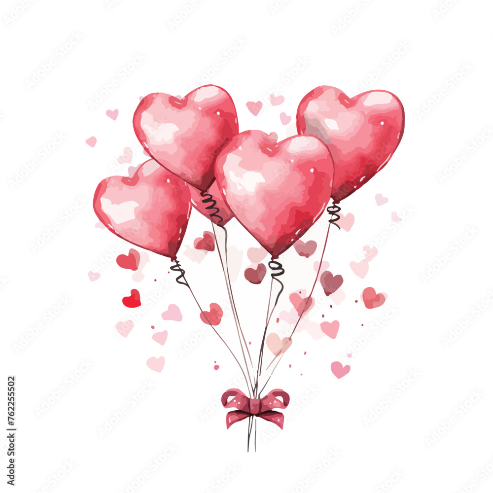 Watercolor Valentines Day Clipart 