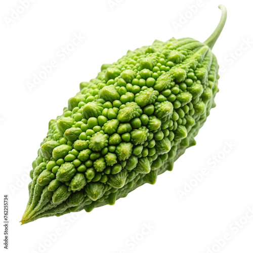 Bitter gourd isolated on Transparent background.