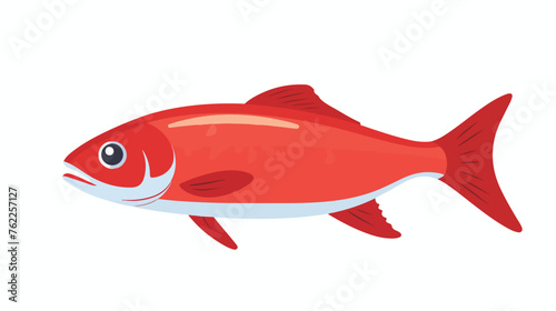 Fish icon vector flat vector isolated on white background