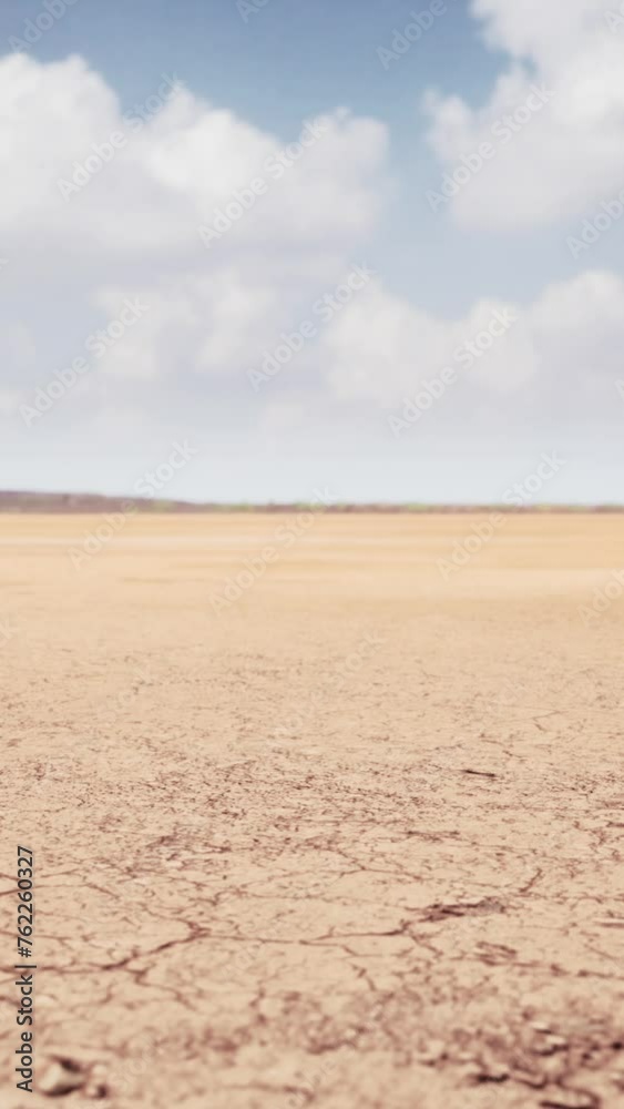 Cracked dry land without water Cracked dry land without water