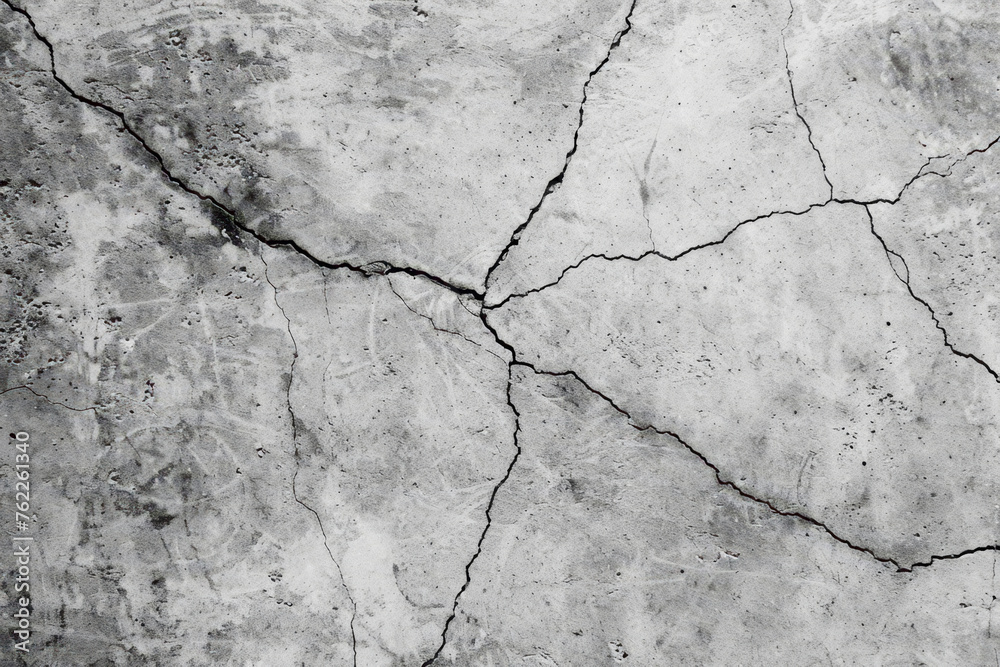 Obraz premium Grunge concrete cement wall with crack in industrial building, great for your design and texture background.