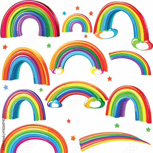 Various Rainbow Clipart